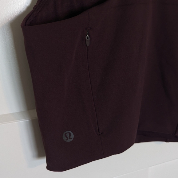 Lululemon NWT Swift Speed Cropped Tank Longline Sports Bra - Goodnight Plum sz 0 - Picture 6 of 6